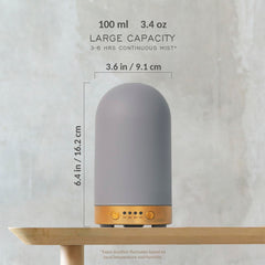 Earnest Living diffuser showing waterless auto-off feature for safe use