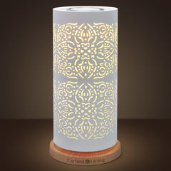 Decorative pattern on Earnest Living diffuser adds stylish aroma diffusion.