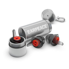 EARPEACE Moto PRO case keeps accessories organized for easy take-along on rides.