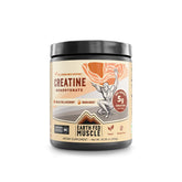 Earth Fed Muscle Transcend creatine monohydrate jar showing purity and premium formulation.