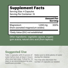 Earth Harmony Naturals bottle with label highlights vegan, non-GMO ingredients