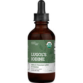 Earth Harmony Naturals Lugol's iodine bottle for daily thyroid support
