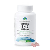 Earth's Splendor Energía: cápsulas B12 de 1000mcg en bote para energía diaria