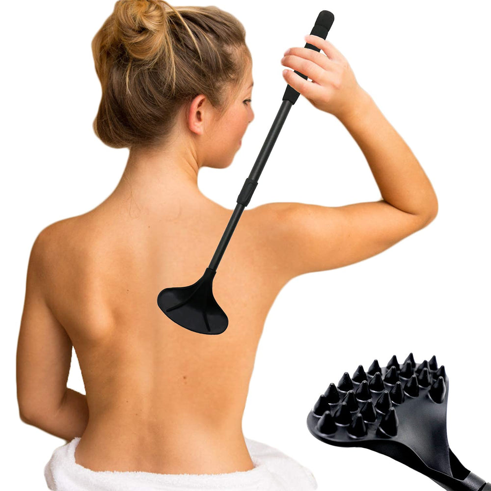EASACE back scratcher with a 21-inch extendable handle for full body reach.