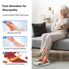 EaseZen displays 10 modes for customizable foot therapy sessions.