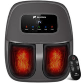EaseZen Shiatsu Foot Massager with remote control for effortless adjustments.