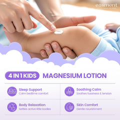 Easment loción de magnesio para piel sensible nutrida con coco y karité.