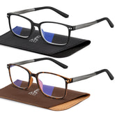 Easy Read two-pack sporty reading glasses for men designed to reduce screen fatigue.