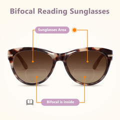 Easy Read UV400 lenses protect eyes from sun glare during outdoor activities.