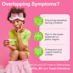 Easy@Home uti-test-strip-dipping demonstrates quick UTI screening at home.