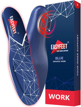 EasyFEET orthotic insole with cushioning layer for all-day comfort and stability.