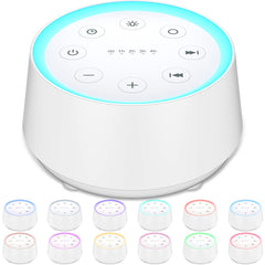 EasyHome Sleep Sound Machine with 30 soothing sounds for better sleep.