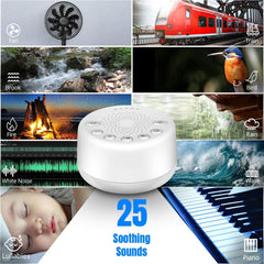 EasySleep device offering 25 sounds to mask noise and aid relaxation