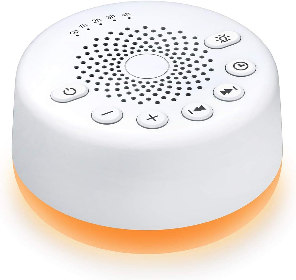 EasySleep sound machine with a compact design for bedside and travel use