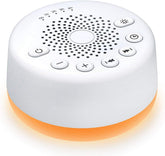 EasySleep sound machine with a compact design for bedside and travel use