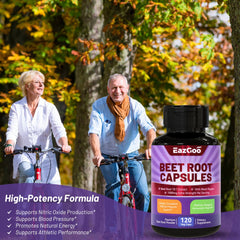 EAZGOO Beet Root Powder in a scoop, illustrating 1000mg per serving.