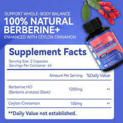 Close-up of EAZGOO Berberine capsules for easy swallowing