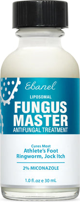 Ebanel Athletes Foot Treatment tube being applied for fast relief
