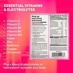 EBOOST Pink Lemonade scoop dispensing powder for on-the-go energy