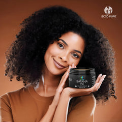 Drops in hand demonstrate easy application for targeted scalp therapy.