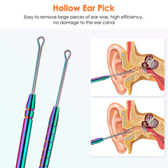 ECKXCH tools with smooth edges provide comfortable ear care sessions.