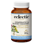 Eclectic Institute Eclectic Herb Lymph & Blood Cleanse bottle promotes detox support and skin clarity.