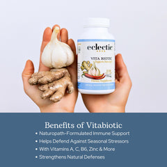 Eclectic Herb Vitabiotic with garlic element in the herbal blend