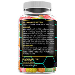 Eclipse Hemp Gummies close-up with omega-3-6-9 infusion for a nutrient boost.