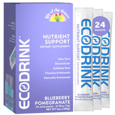 Eco Drink Lily of the Desert blueberry-pomegranate packet for convenient hydration on the go
