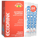 EcoDrink Lily of the Desert peach mango packet ready to mix for hydration