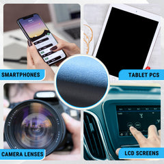 Eco-Fused paño para pantallas de televisor y monitores limpia huellas y polvo.