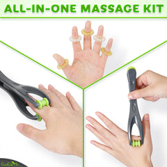 EcoEarth six finger rings offer acupressure to ease finger stiffness.