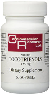 Ecological Formulas Annatto Tocotrienols bottle showing 60 soft gels