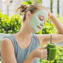 Ecological Formulas Melazepam Cream application close-up for everyday acne care