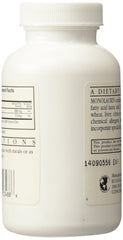 Close-up of Ecological Formulas Monolaurin capsules for easy swallowing