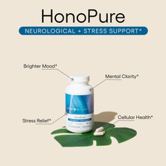 EcoNugenics HonoPure capsules close-up for convenient daily use and potential cognitive support