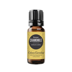 Edens Garden Chamomile Roman essential oil bottle ready for aromatherapy.
