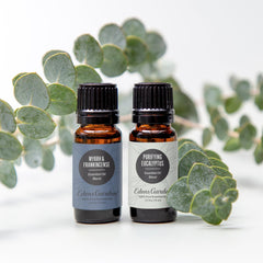 Edens Garden diffuser releasing the Myrrh & Frankincense aroma.