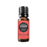 Edens Garden Geranium Egyptian essential oil bottle front for diffusion and skin care.