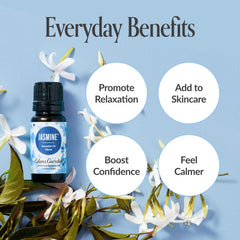 Edens Garden Jasmine Blend in a diffuser creating a calming floral room ambience.