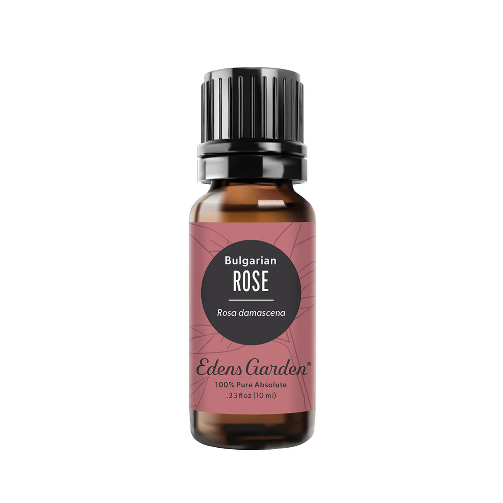 Edens Garden Rose Bulgarian Absolute bottle for diffusion and skincare.