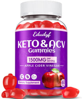 EDUDYF Keto ACV Gummies bottle with probiotics for daily wellness.