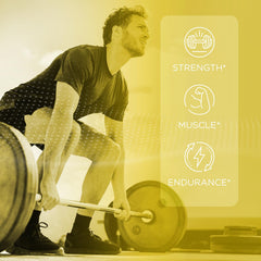 One gummy showing 1g creatine monohydrate for daily use