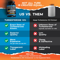 Turkesterone capsules on table ready for workout use with eFlow branding