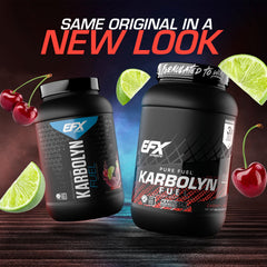 Scoop of Karbolyn Fuel ready for quick-dissolve preparation