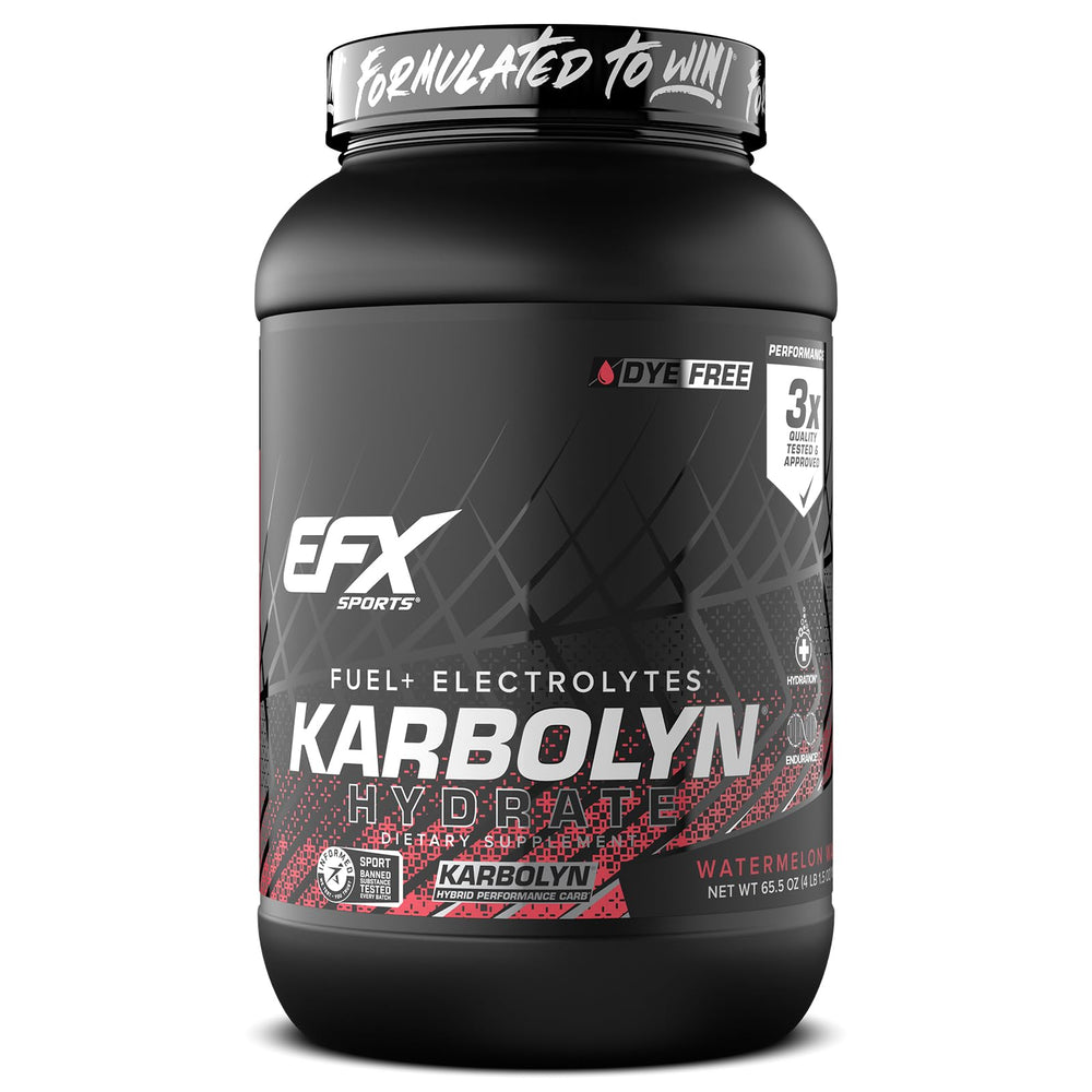 EFX Karbolyn Hydrate Watermelon Wave tub for long-lasting fueling during workouts