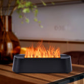 EGCUQ fireplace flame diffuser remote control creates cozy ambience