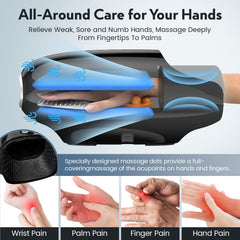 Ehightop cordless hand massager in a portable setup for convenience