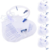 Ehoycq urinary drainage bag with anti-reflux chamber supports smooth drainage overnight.