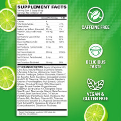 Packaging label of OxyShred Mojito shows stimulant-free pre-workout benefits